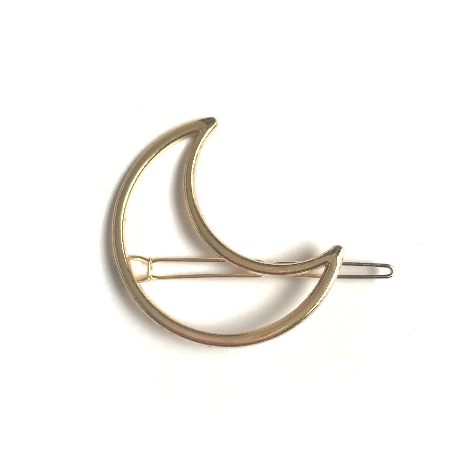 Favor Jewelry Orbital Hair Pin for Curly & Thick Hair White Brass