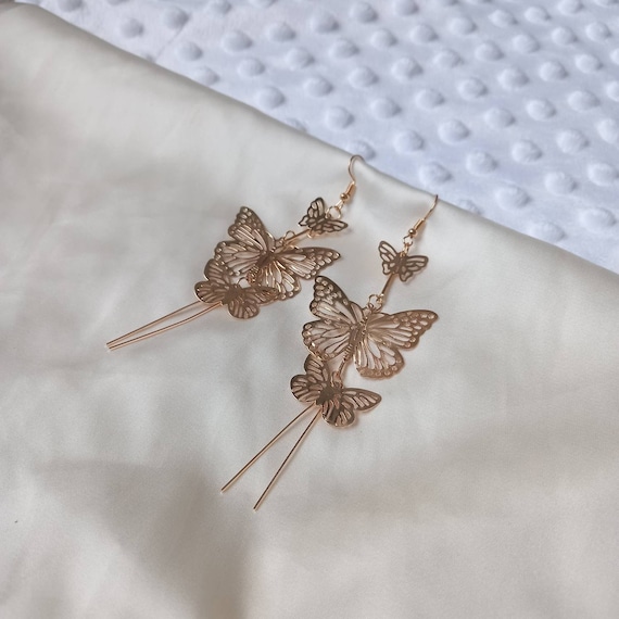 Update more than 235 butterfly earrings uk latest