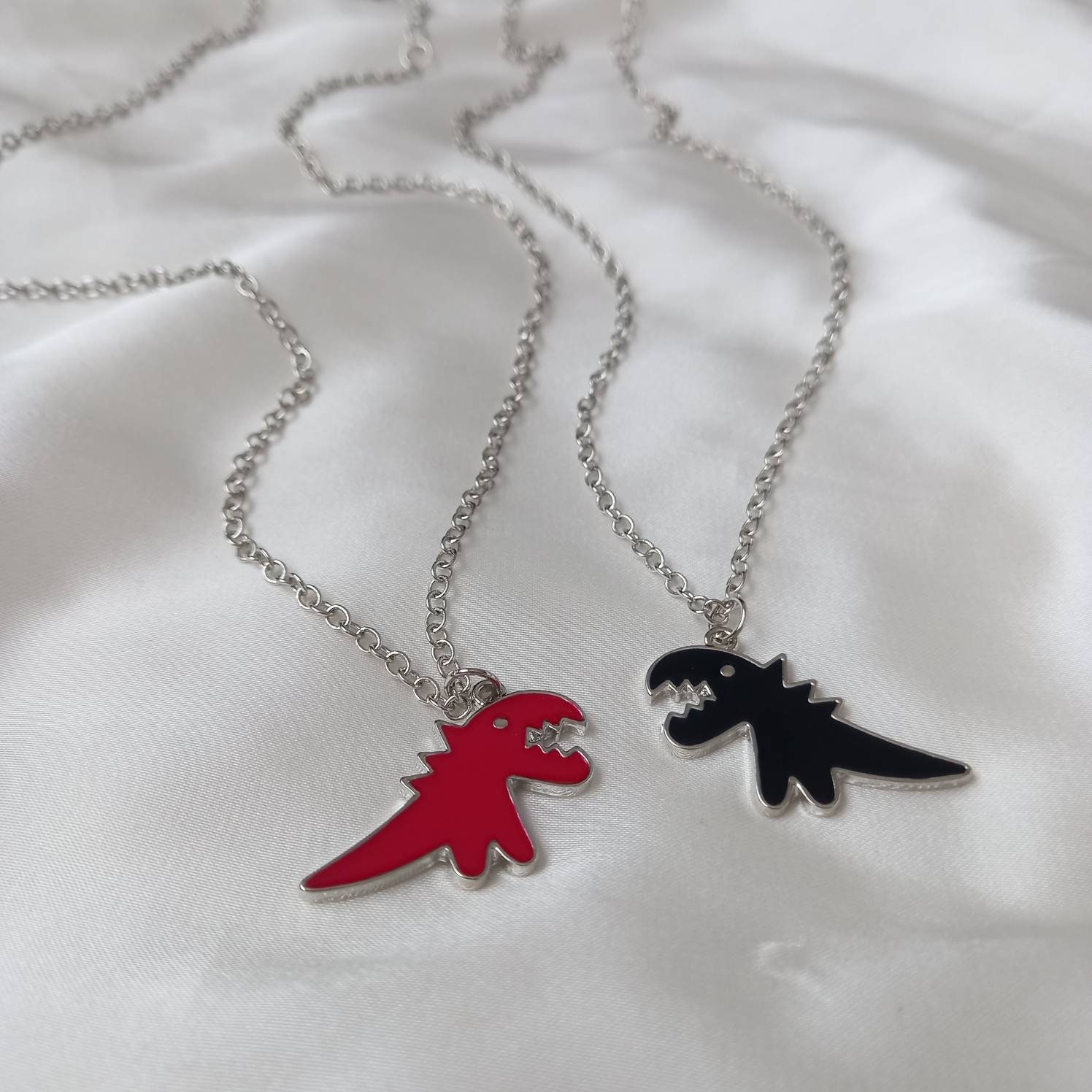Dinosaur shop friendship necklaces
