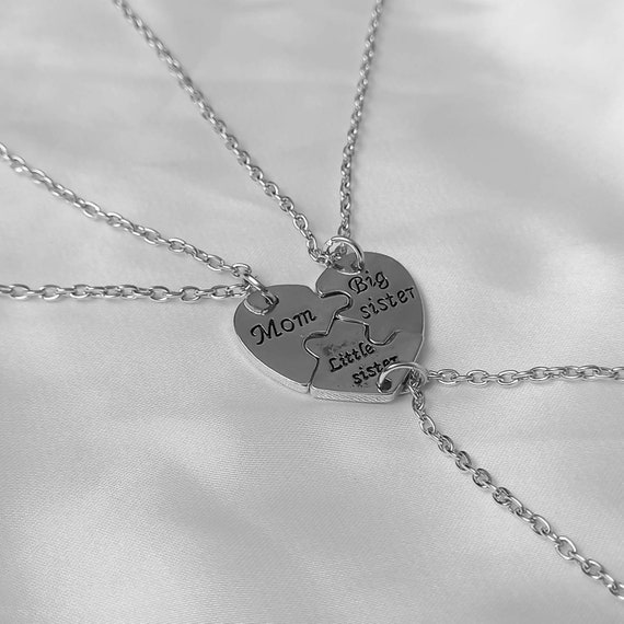Mother's Day Gift: Heart Infinity Necklace 3 Names Sterling Silver -  GetNameNecklace