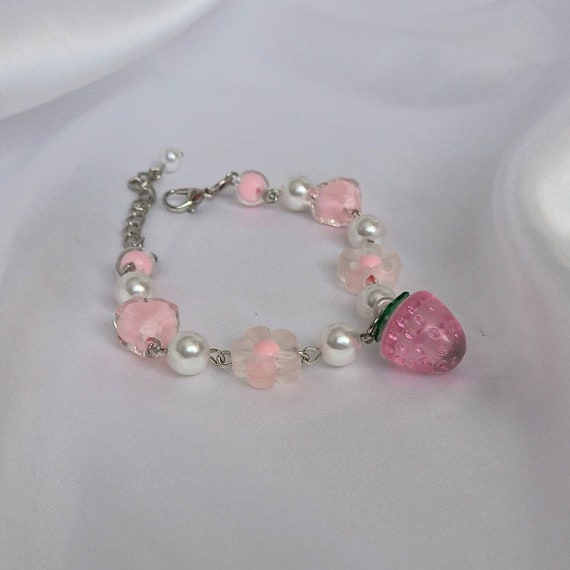 Sweet Summertime Pink and Mint Bracelet Set | Handz-On