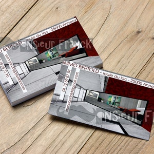 Carte de visite agence immobilière