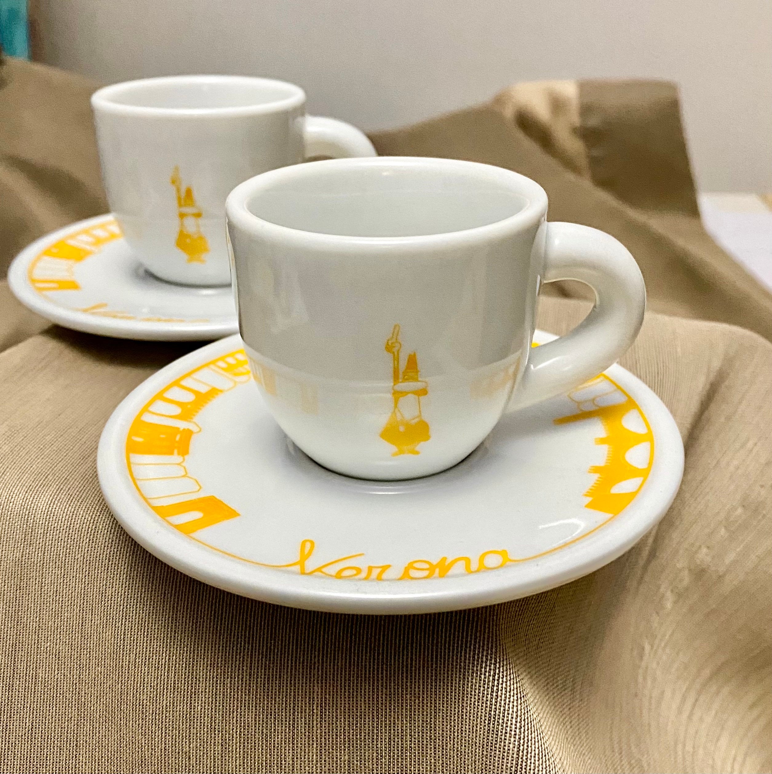 blue cup coffee shop Japan-made Coffee Cup and Saucer - Modern and Elegant