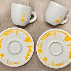 Rare Set met Bialetti expresso cup an saucer 2 pieces
