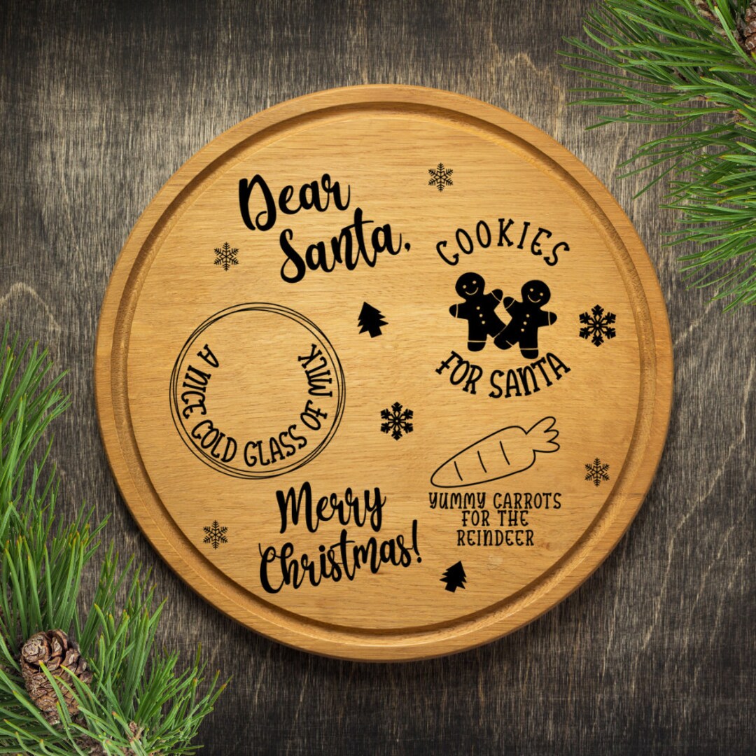 Cookies for Santa Svg, Reindeer Treats SVG, Dear Santa Cut File
