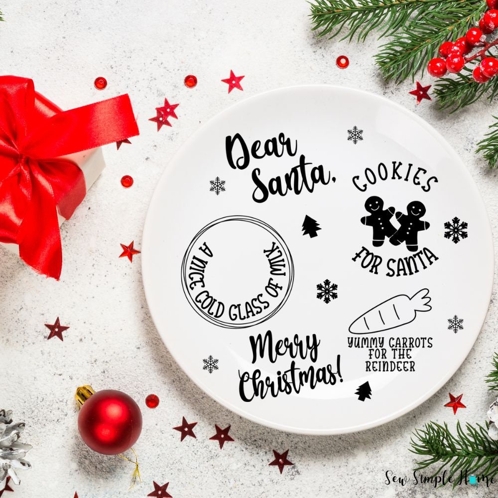 Cookies for Santa Svg, Reindeer Treats SVG, Dear Santa Cut File ...