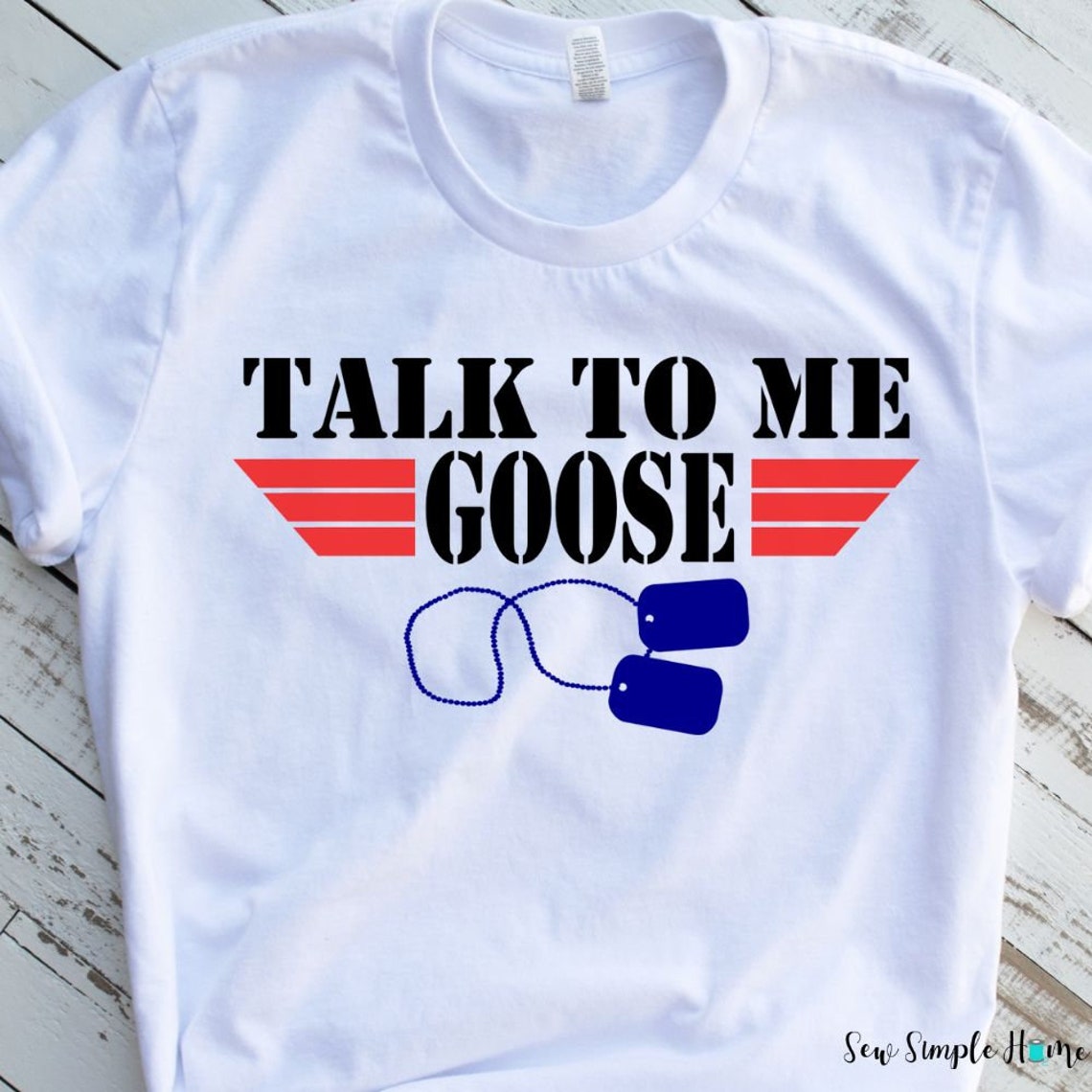 Talk to Me Goose SVG Svg, Cut File, Dog Tag Svg, Maverick Svg, Goose