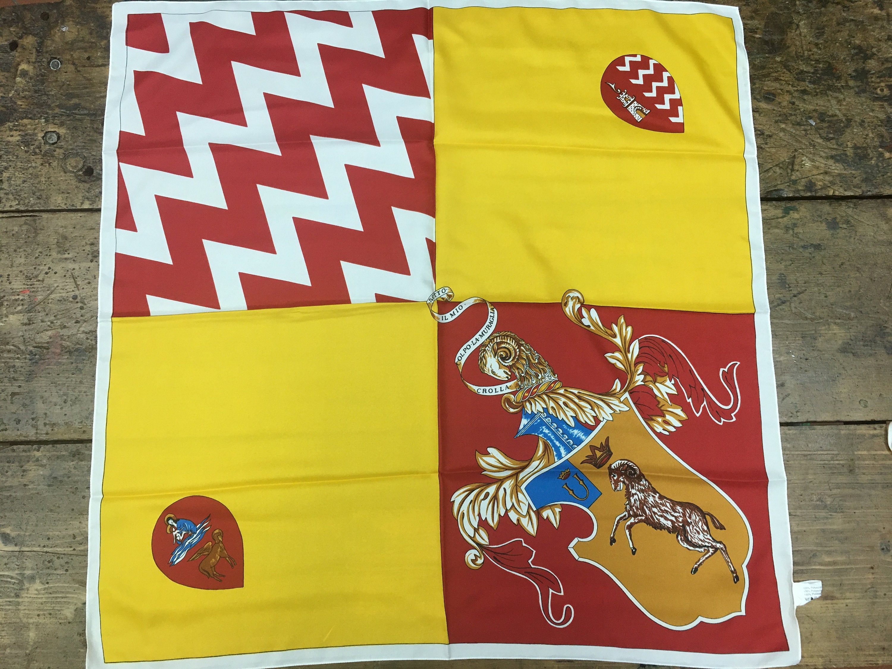 Handkerchiefs From the Contrade of Siena Siena Scarfs Palio Di Siena