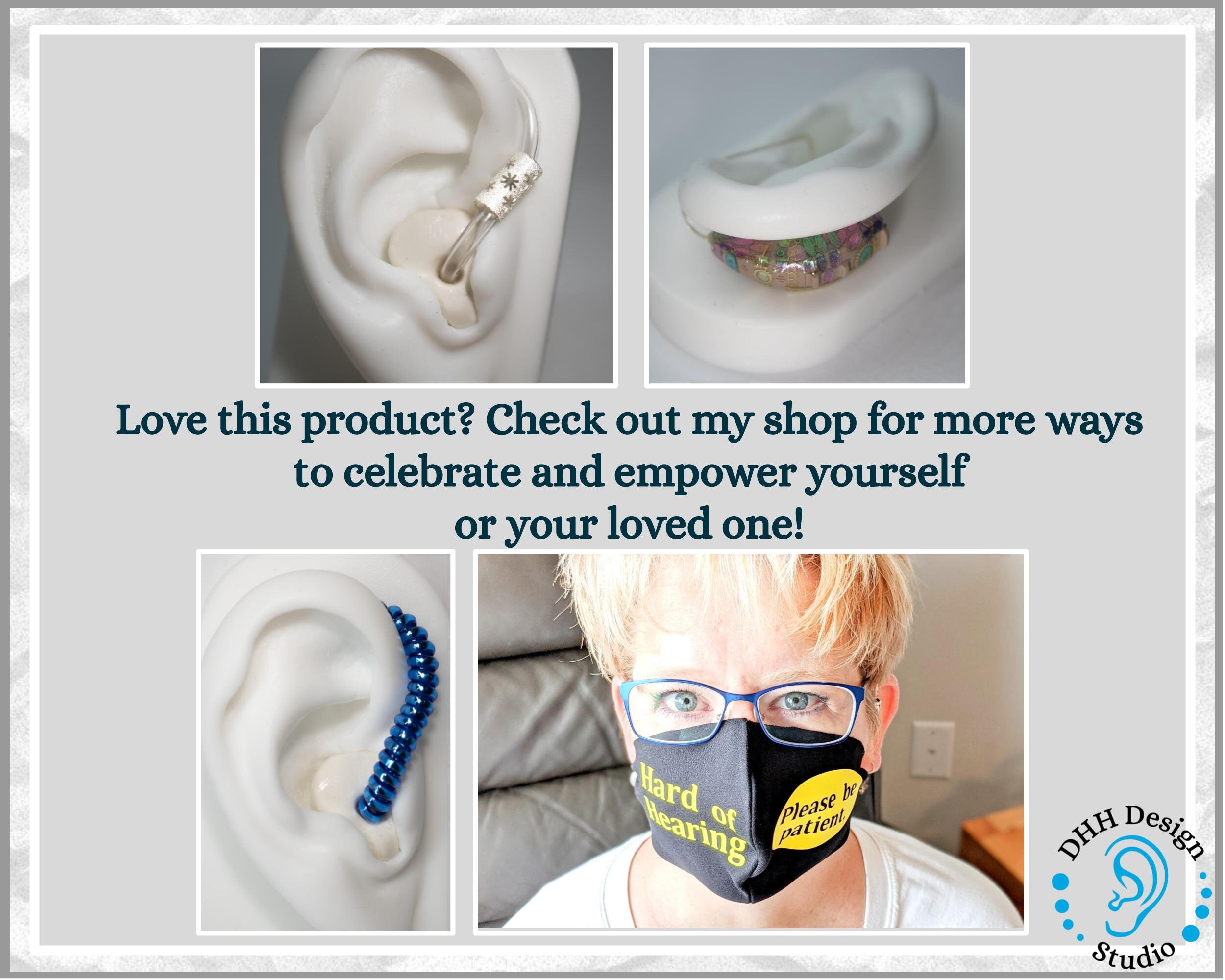 DELUXE METALLIC Decal Sets Hearing Aid Decals Cochlear | Etsy