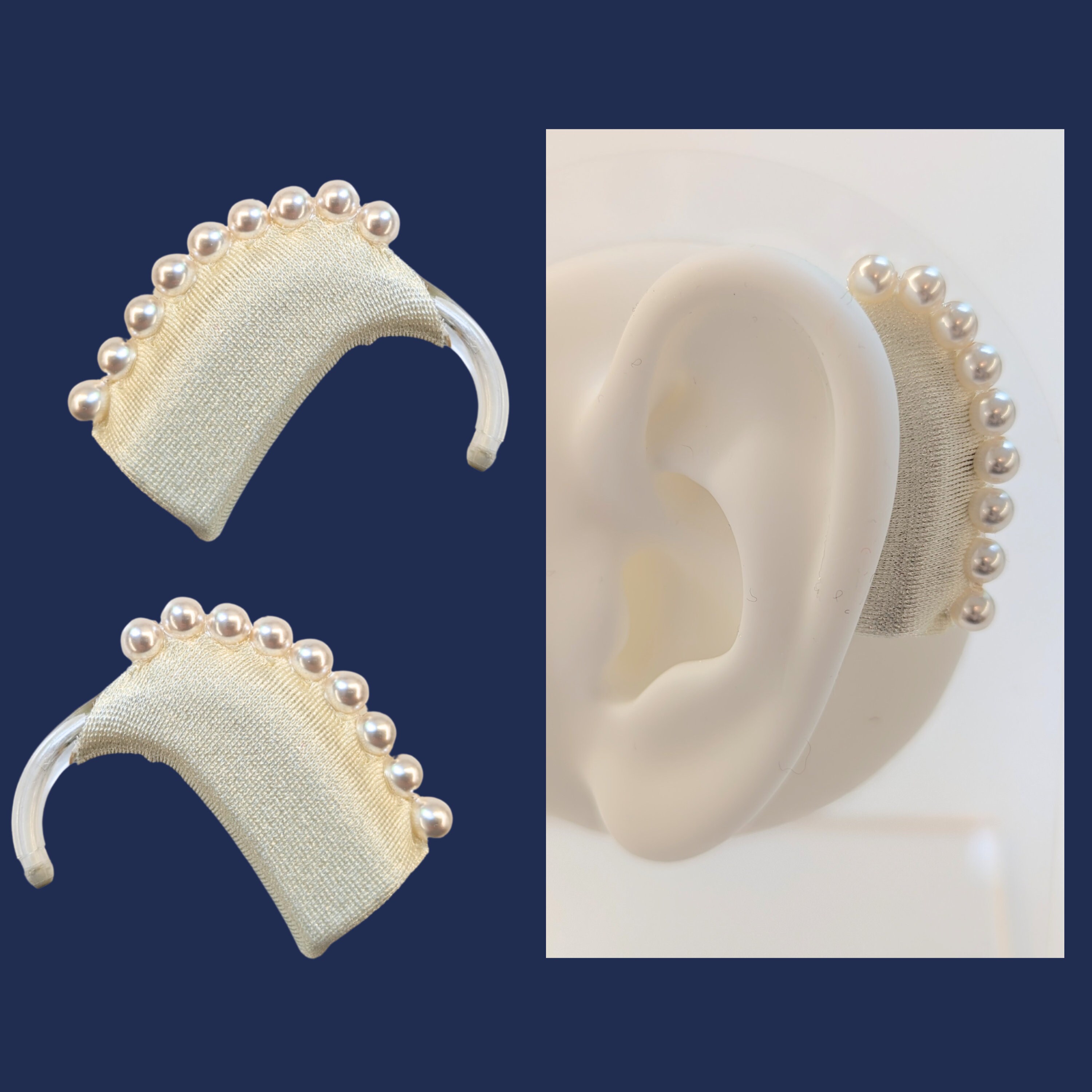 4mm PEARL Hearing Aid Skin | Hearing Aid Sleeve | Hearing Aid Jewelry ...