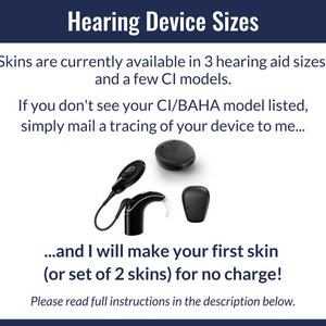 EMERALD Hearing Aid Skin Hearing Aid Sleeve Hearing Aid Jewelry Cochlear Implant Skin Hearing Aid Cover image 8