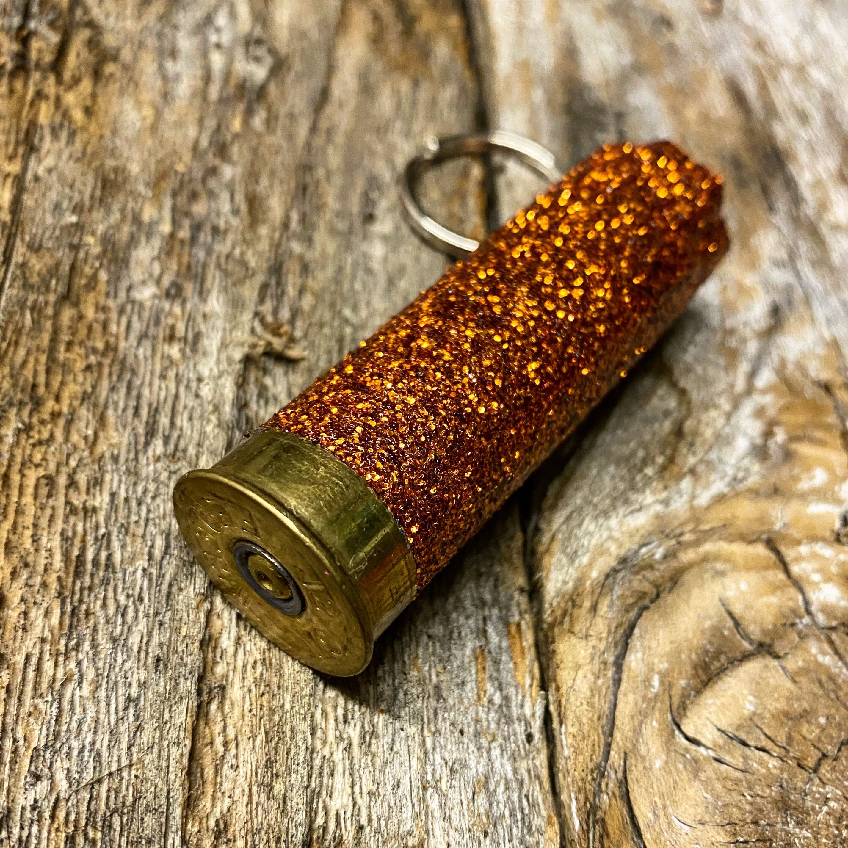 Glitter Shotgun Shell Keychain Etsy