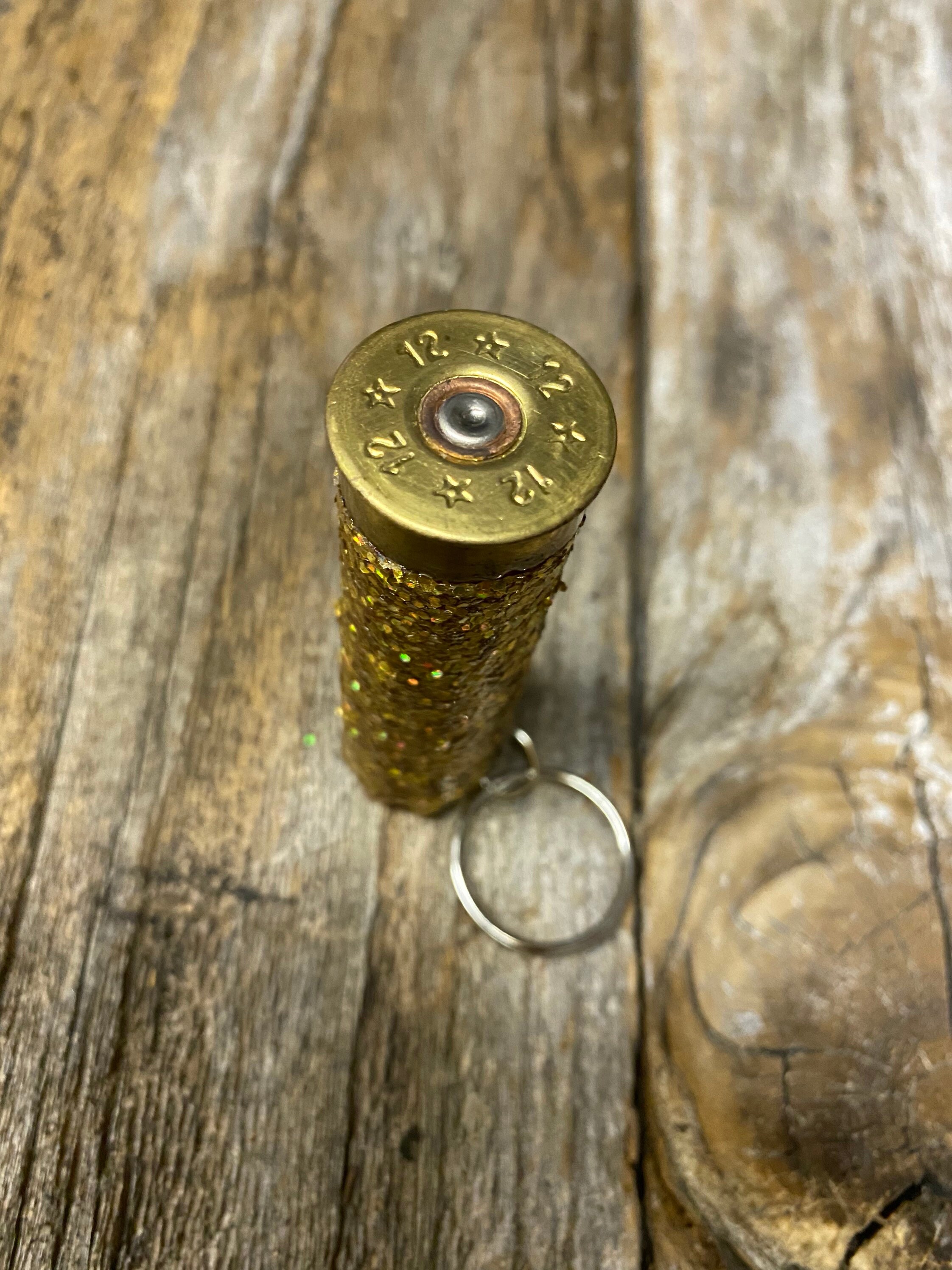 Glitter Shotgun Shell Keychain Etsy