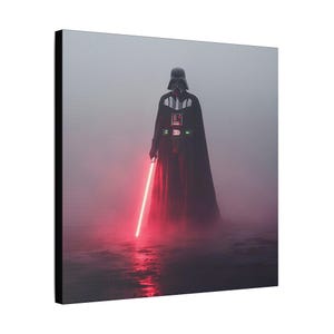 Star Wars Jedi Master Canvas Print, Dark Side Art, Home Decor Inspiration, Geeky Gift, Sci-Fi Wall Art, Movie Poster Replacement