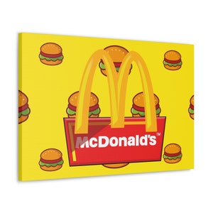McDonalds Canvas Gallery Wraps Art