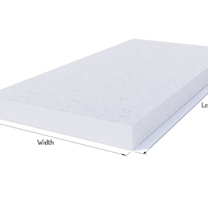 FoamyFoam 4&quot; x 28&quot; x 72&quot; High Density Upholstery Foam Cushion (Seat Replacement, Bunk Replacement, Foam Padding) USA Made FREE/fast Shipping