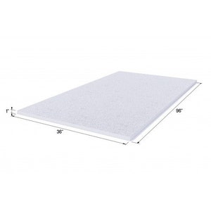 FoamyFoam 1&quot;x36&quot;x96&quot; (1&quot;-6&quot; and Packs) High Density Upholstery Foam Cushion,Dining Seat Replacement,Wheel Chair Seat and Patio Chair,USA