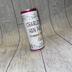 Personalised can labels