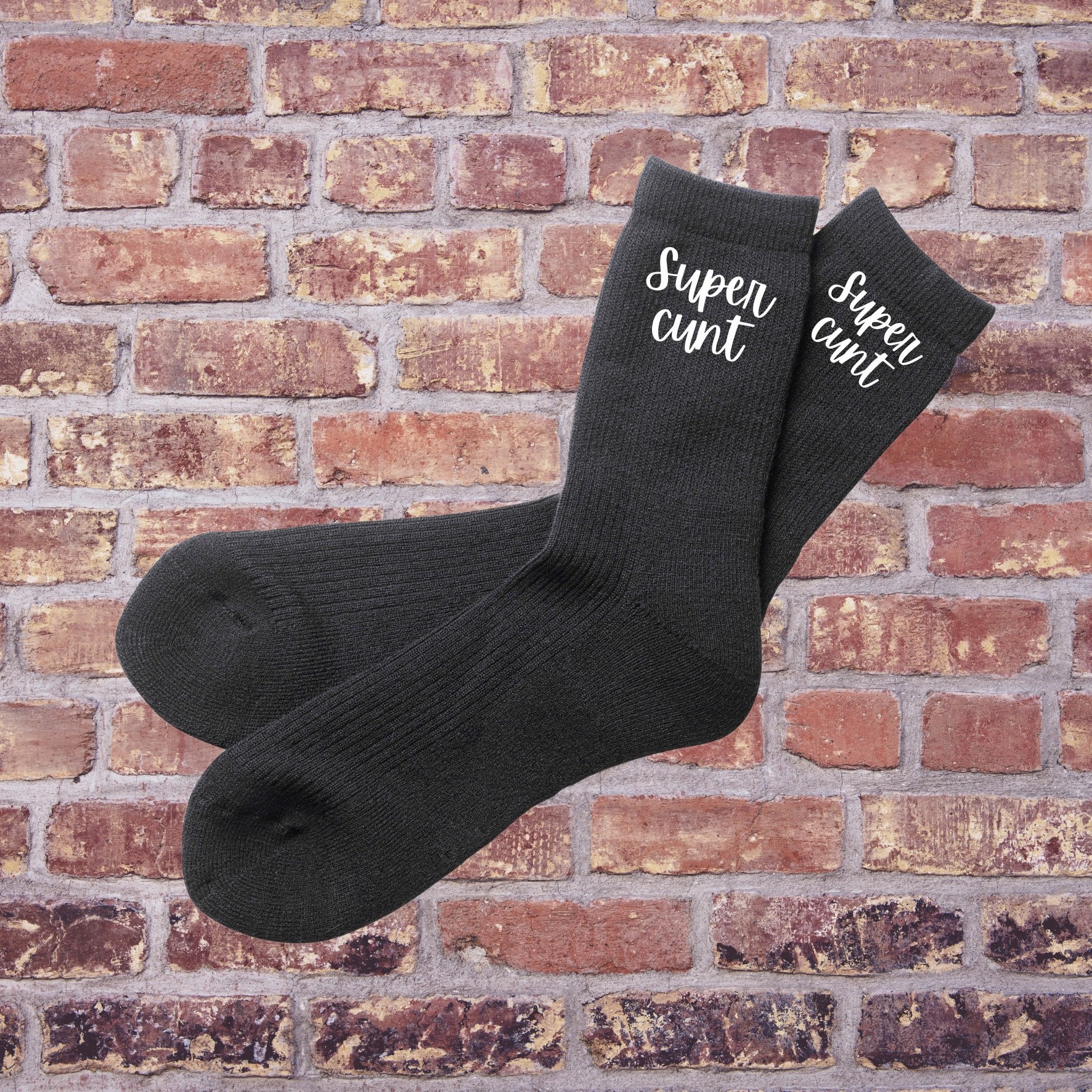 Personalised Socks Super Cunt Socks Stocking Filler FUNNY SOCKS Humour Wear  Fathers Day, Dad, Daddy, Ideal Secret Santa Gift, Christmas Gif - Etsy