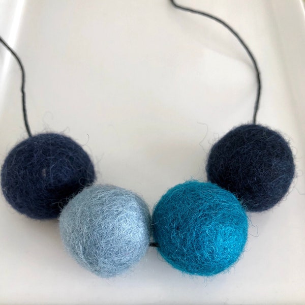 Felt Ball Necklace