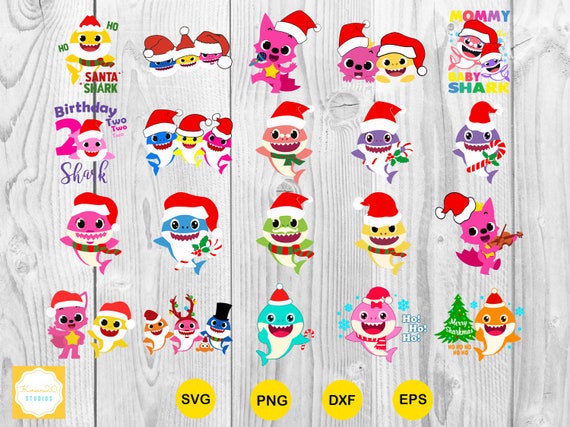 Download Christmas Baby Shark Svg Bundle