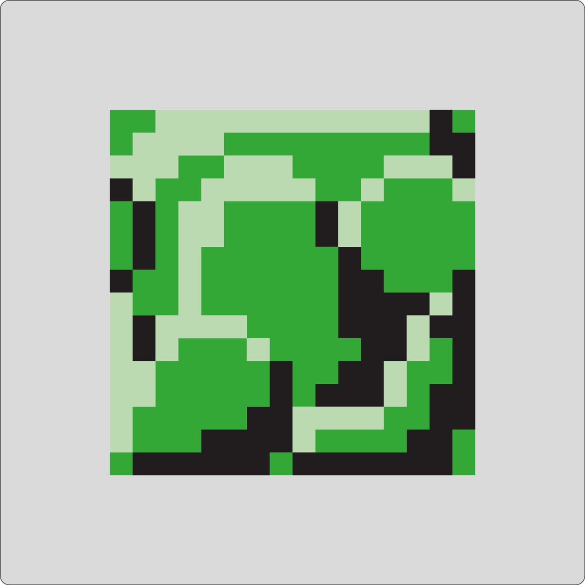 Underwater level Block Mario element wall decal sticker Etsy