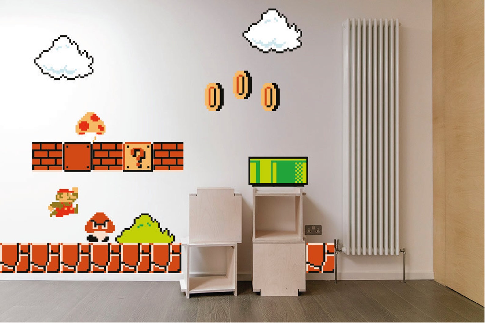 Vintage Video Game wall sticker game room wall decal Etsy