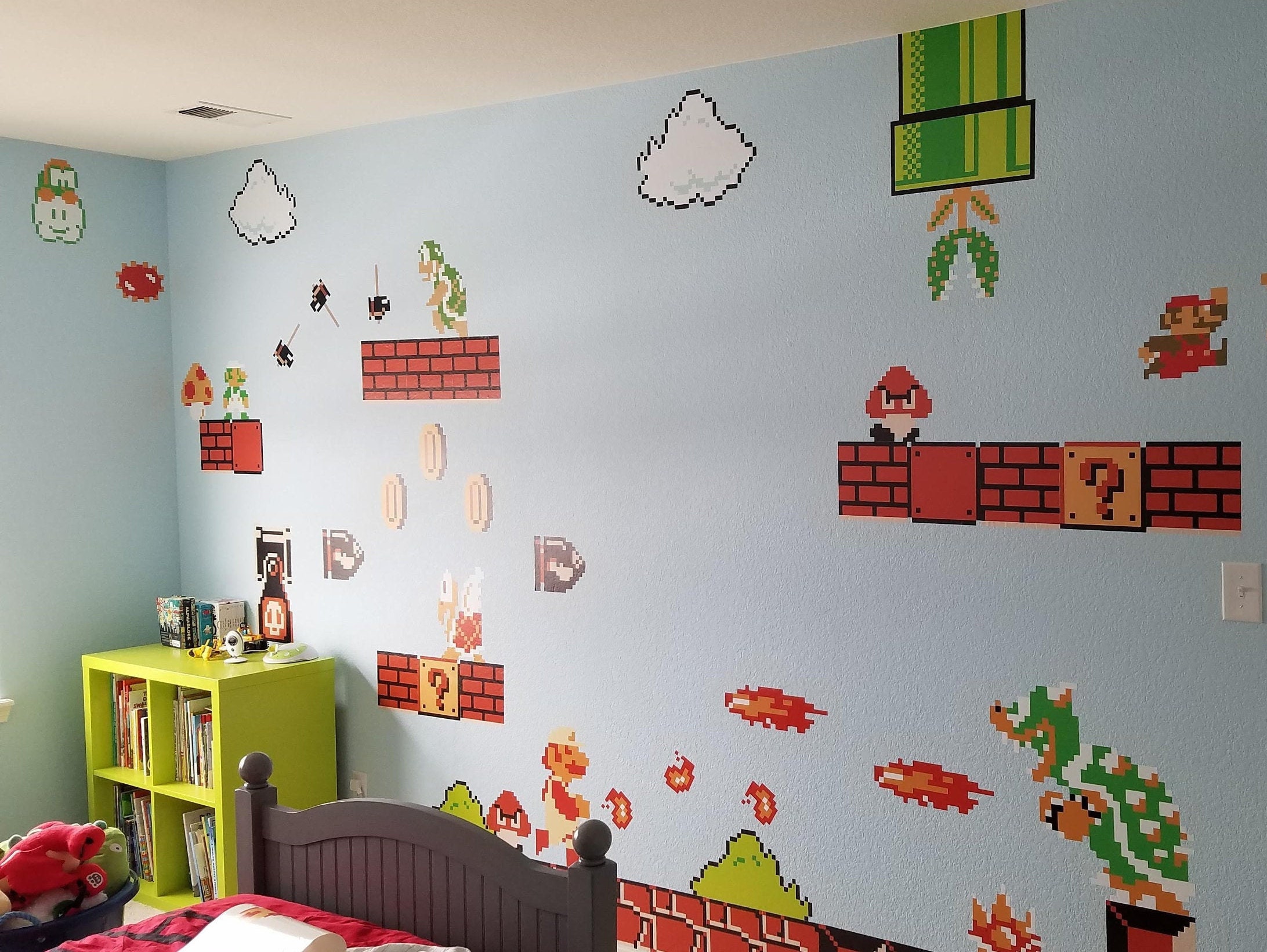 Vintage Video Game wall decal game room wall sticker Etsy
