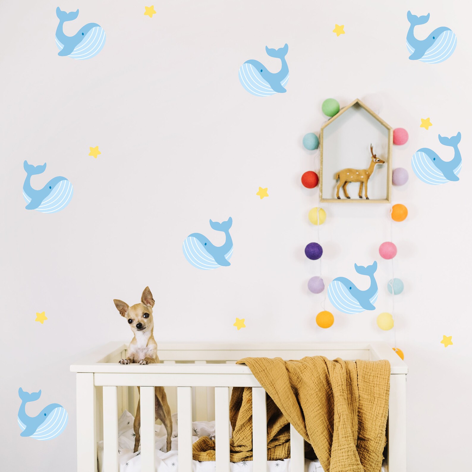 Whale Wall Decal Nursery Wall Sticker Whale Wall Decal for Etsy