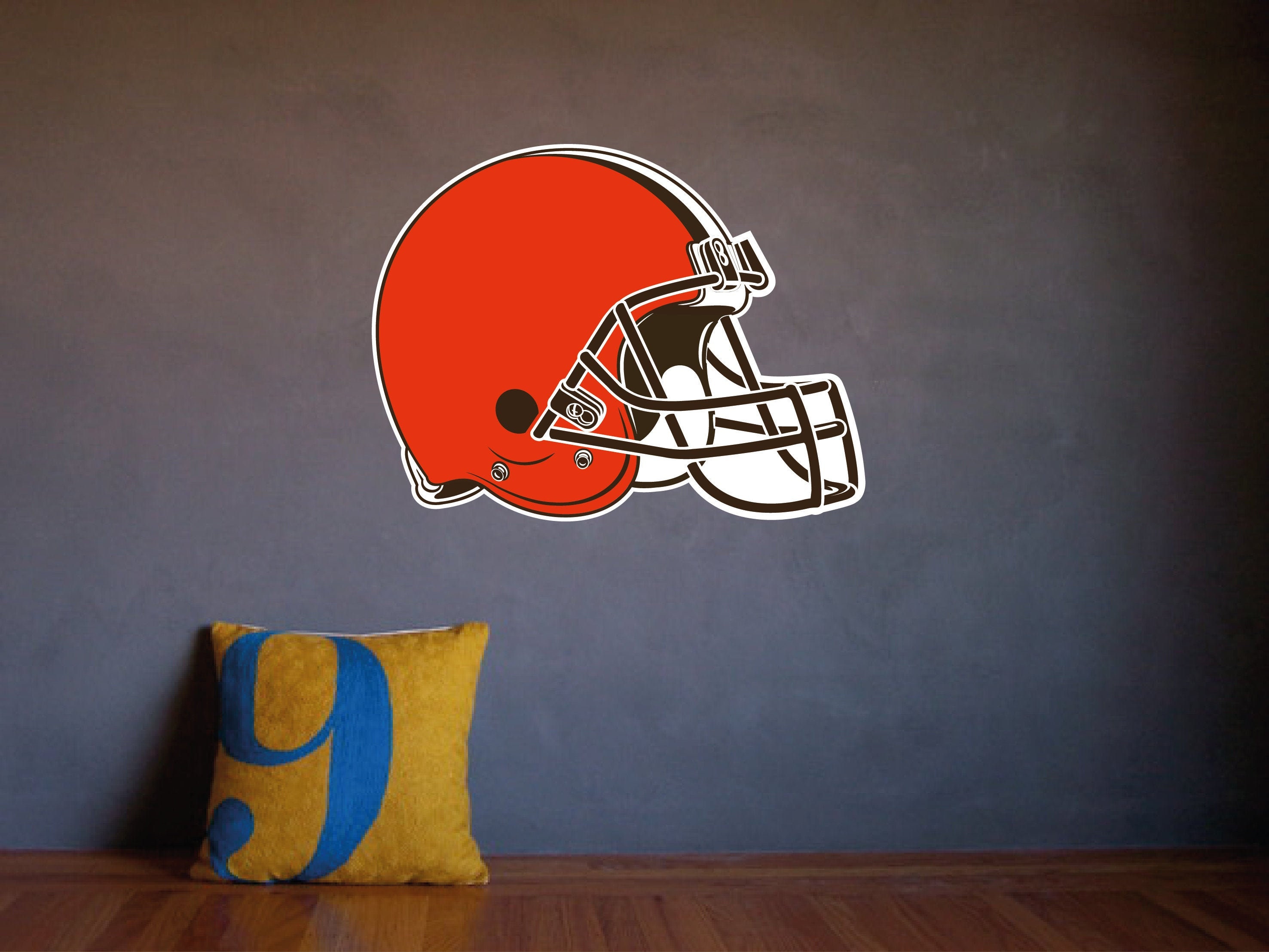 Cleveland Browns custom name Wall Decal american football Etsy