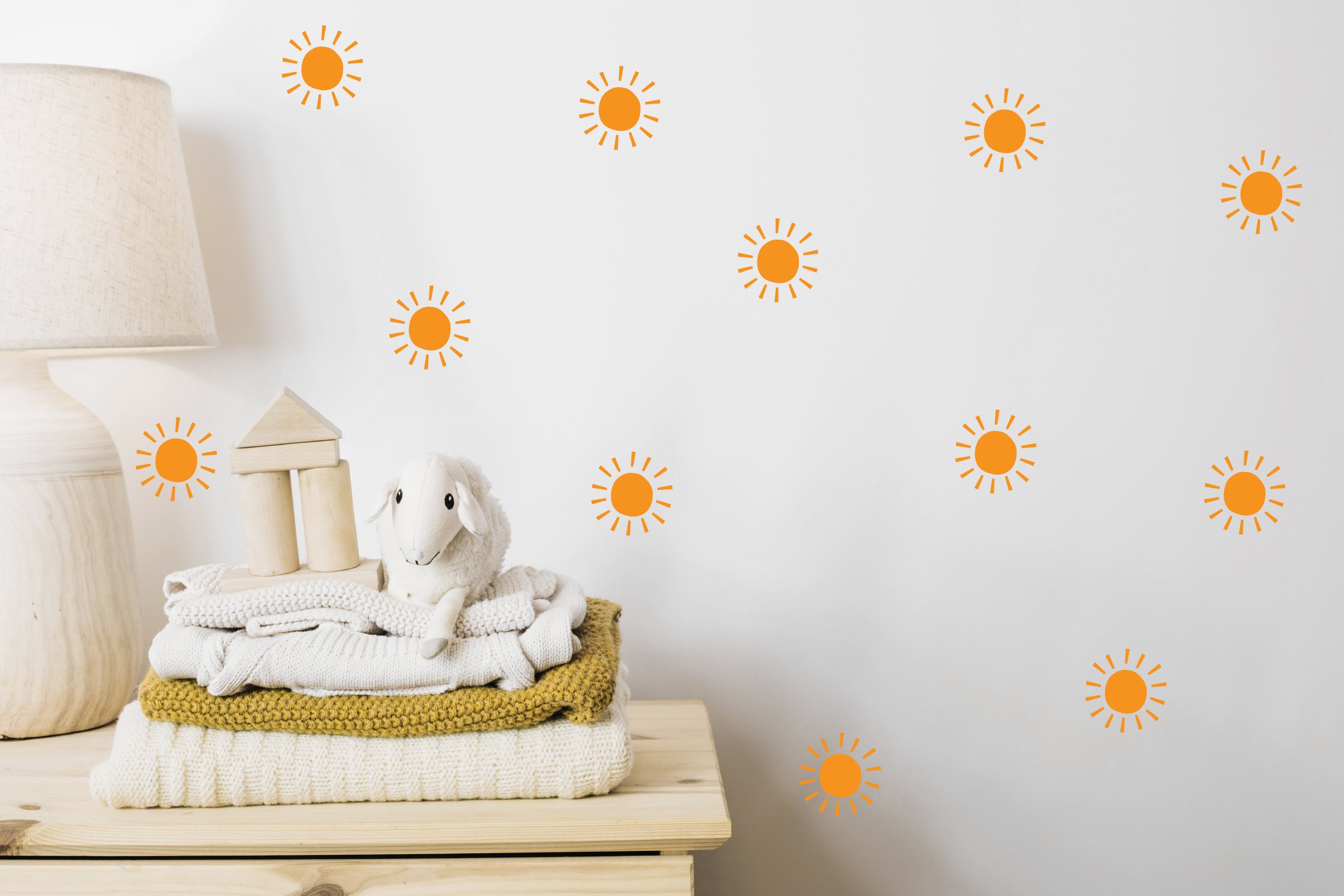 Boho Sun Wall Decal Sun Sticker Wall Decor Nursery Decor Etsy