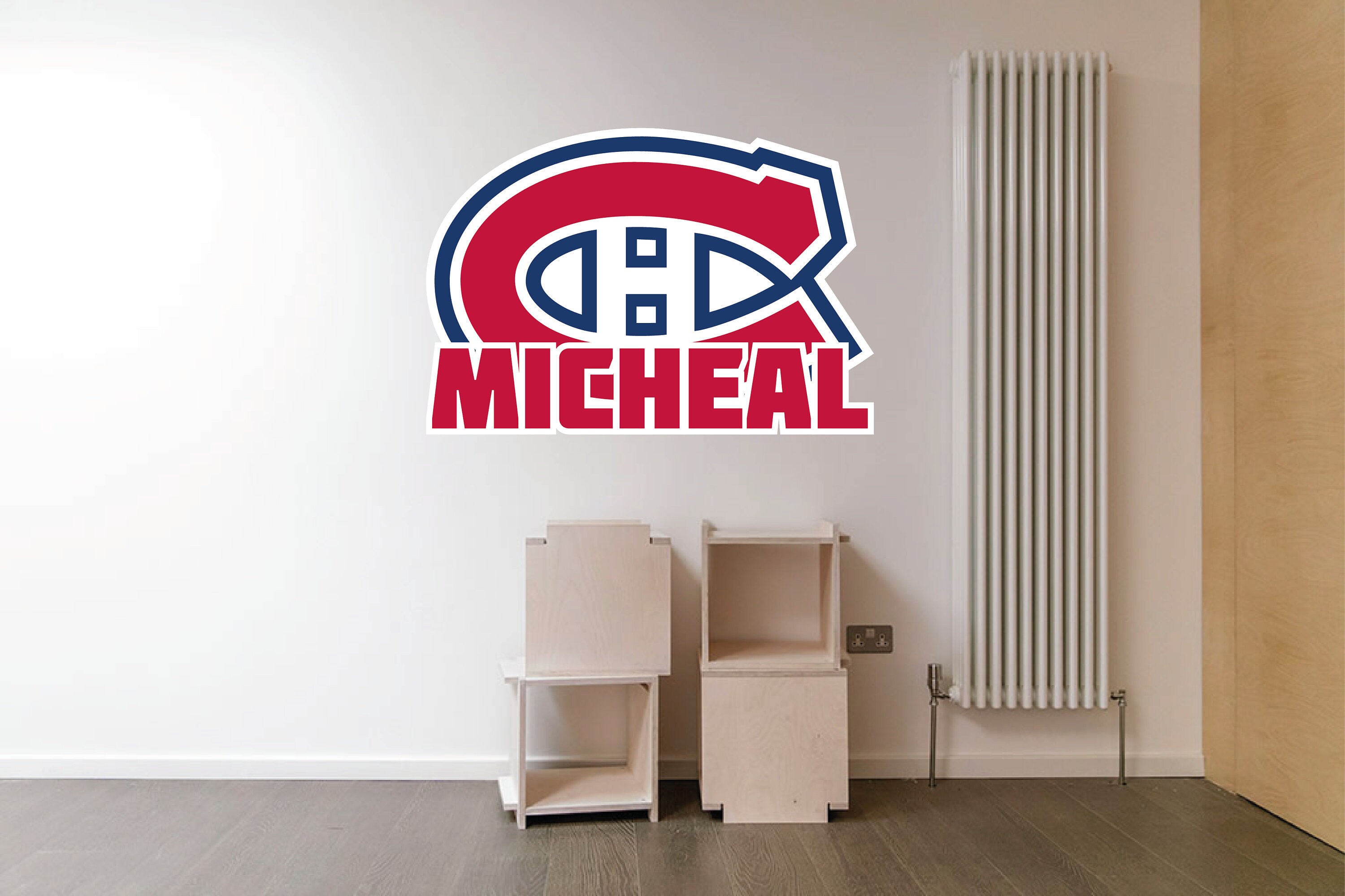 Montreal hockey custom name Wall Decal national hockey league Etsy
