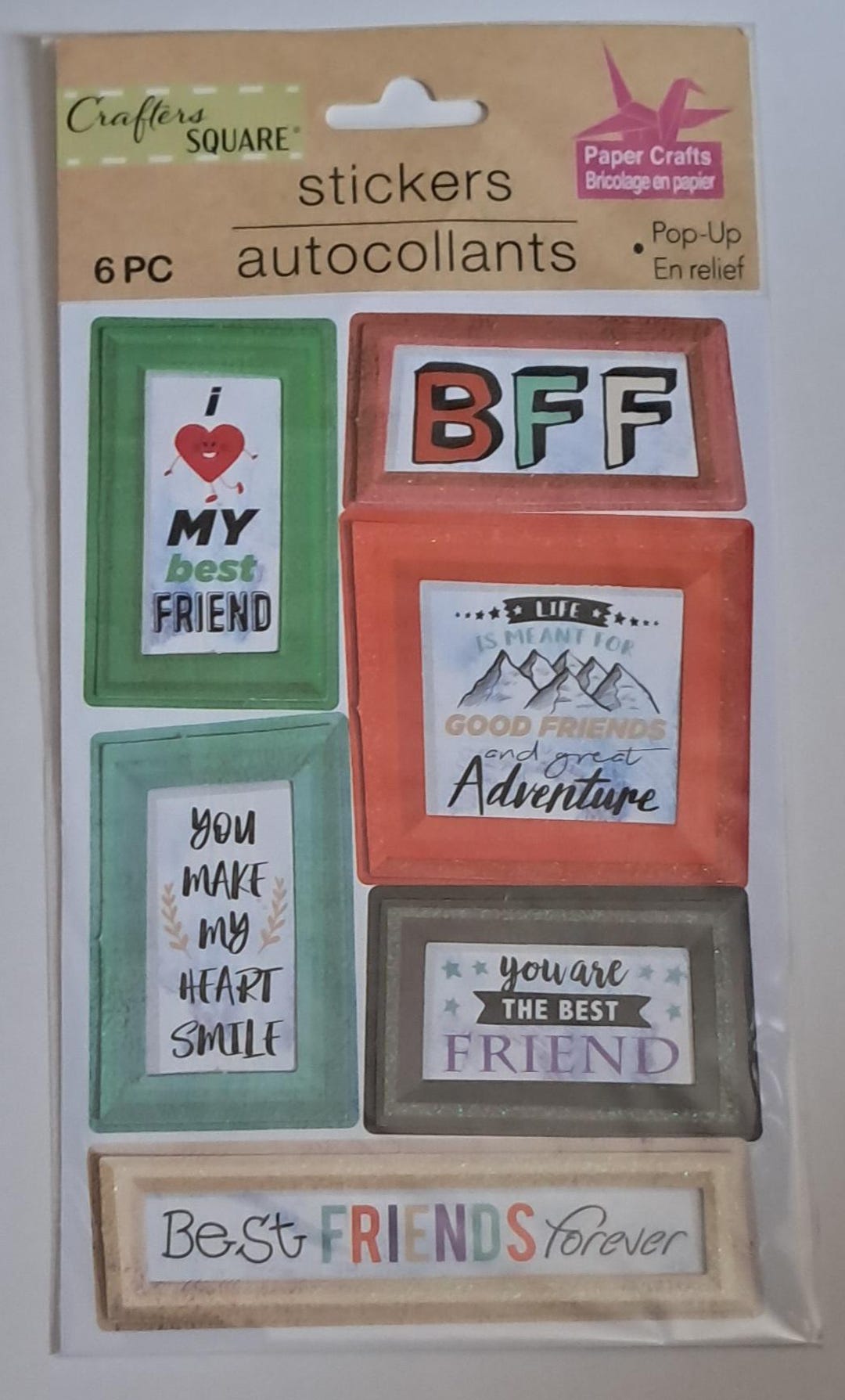 Crafters Square Kid Themed Stickers *you Pick* - Etsy