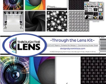 Reminisce Through The Lens Paper Kit