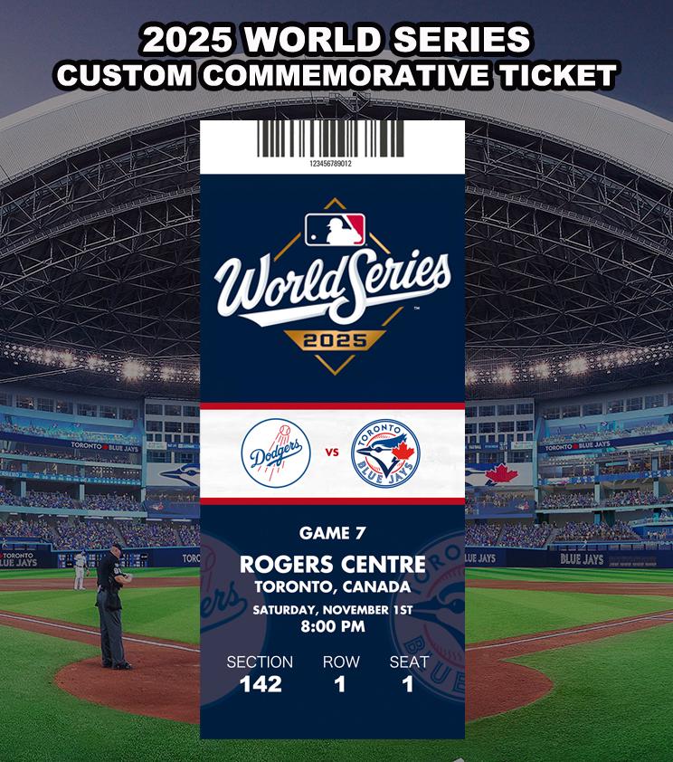 2025 World Series - Any Game - Custom Commemorative Ticket - Etsy
