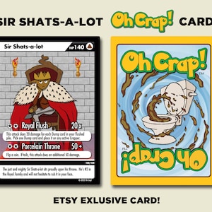 Sir Shats-a-lot - Oh Crap! - Exclusief voor Etsy - Prototypekaart in beperkte oplage