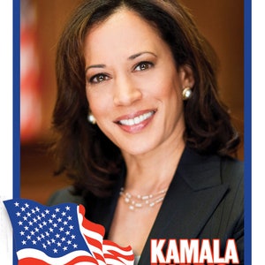 Kamala Harris - 2020 VP - aangepaste ruilkaart ter herdenking