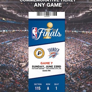 2025 NBA Finale - Beliebiges Spiel - Individuell angefertigte Gedenkkarte