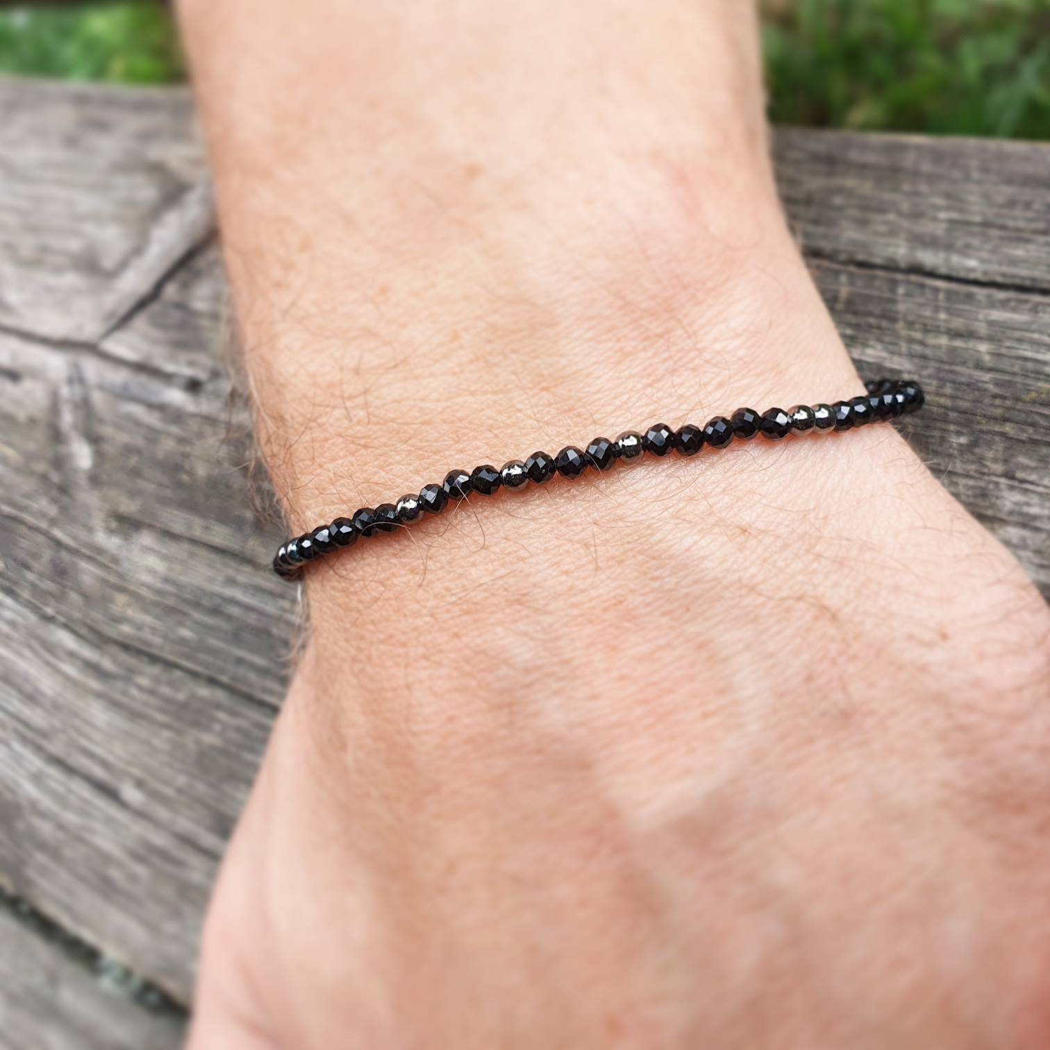 Mens tourmaline bracelet Clearance