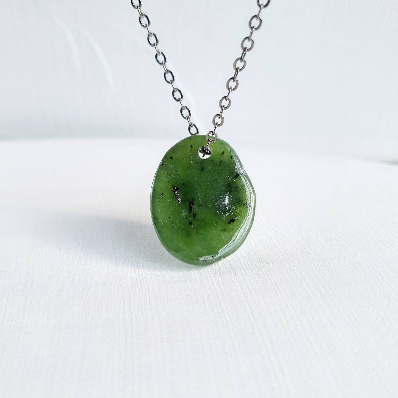 Mens Necklace Jade Pendant Nephrite Mens Jewelry Jade Jewelry Etsy