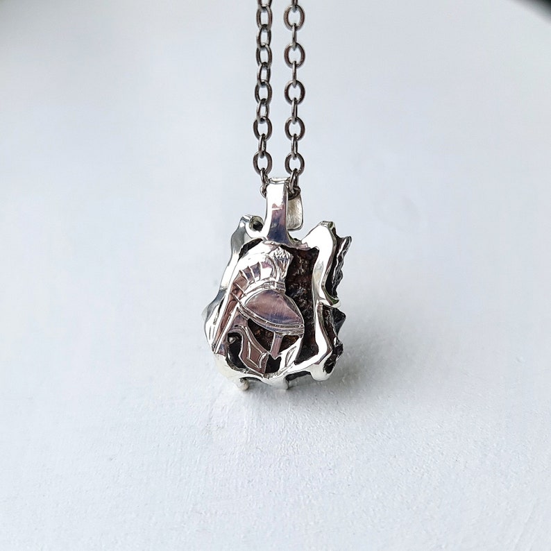 Mens Necklace Meteorite Pendant Unisex Gift Meteorite Jewelry Etsy