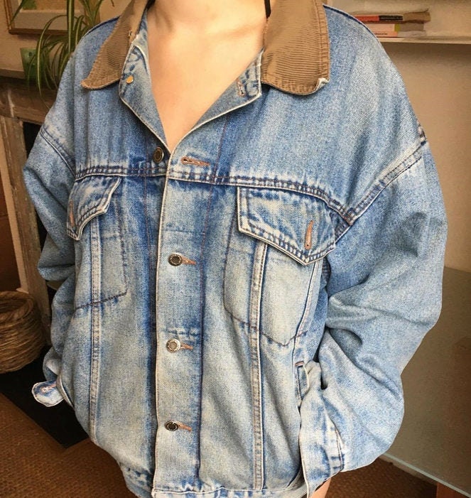 VINTAGE RETRO Denim Jacket/coat warm 