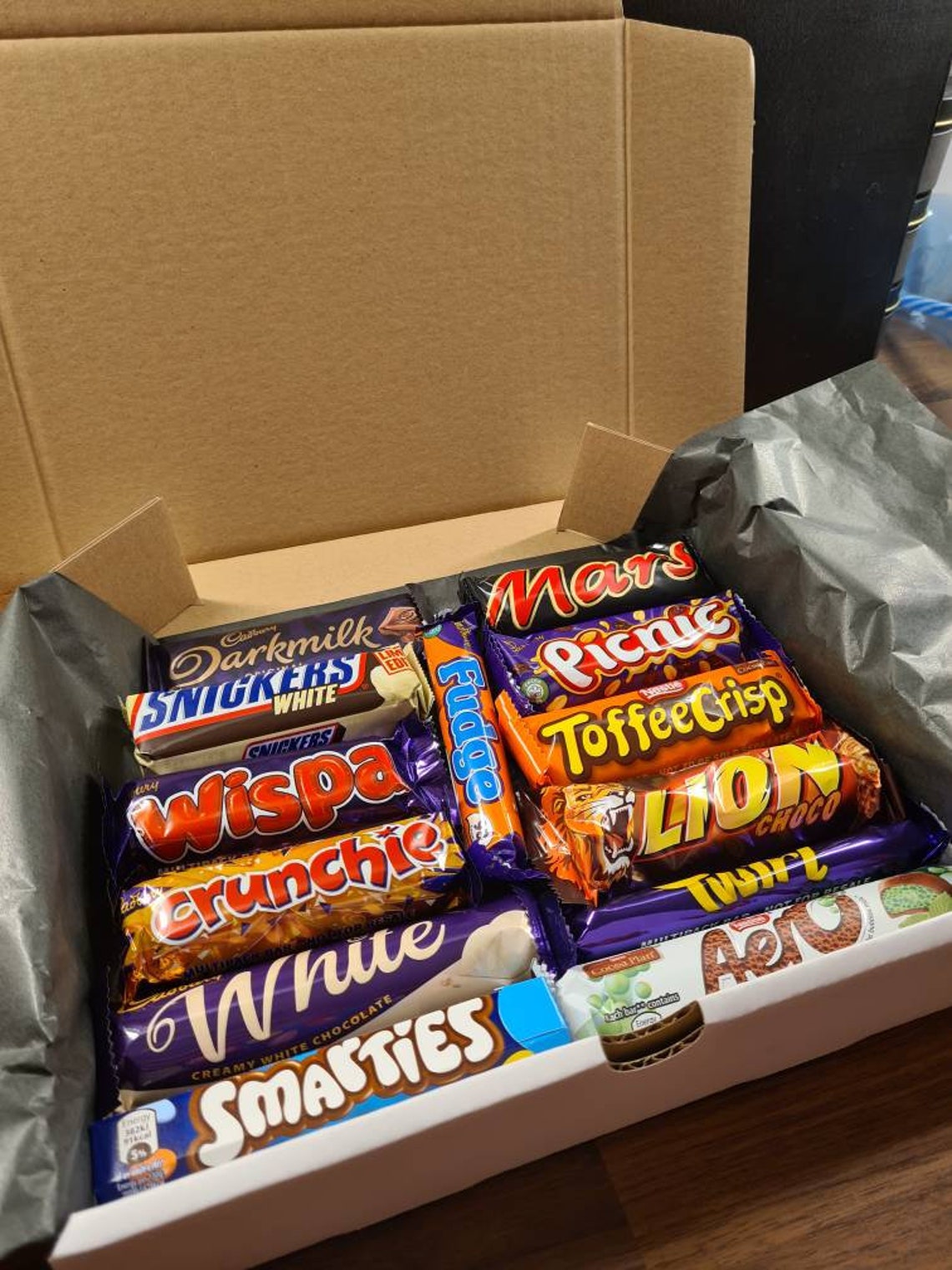 Personalised Chocolate box birthday gift valentines gift Etsy