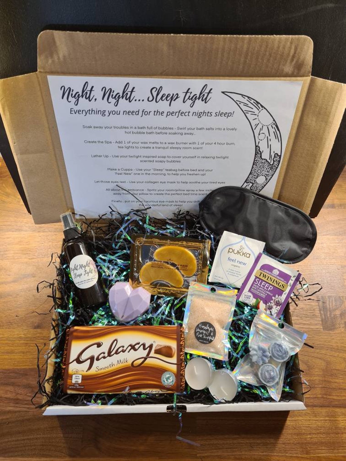 Sleepy Box Sleep Tight Relaxation Box Pamper Box for One Etsy