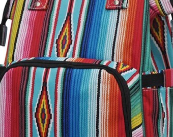 serape diaper bag backpack