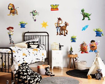 Toy Story Wall Decal 3D Art Stickers Vinyl Room Bedroom Mural Kids Nursery 2