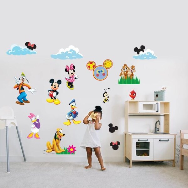 Mickey Mouse Clubhouse Wall Decal Etsy