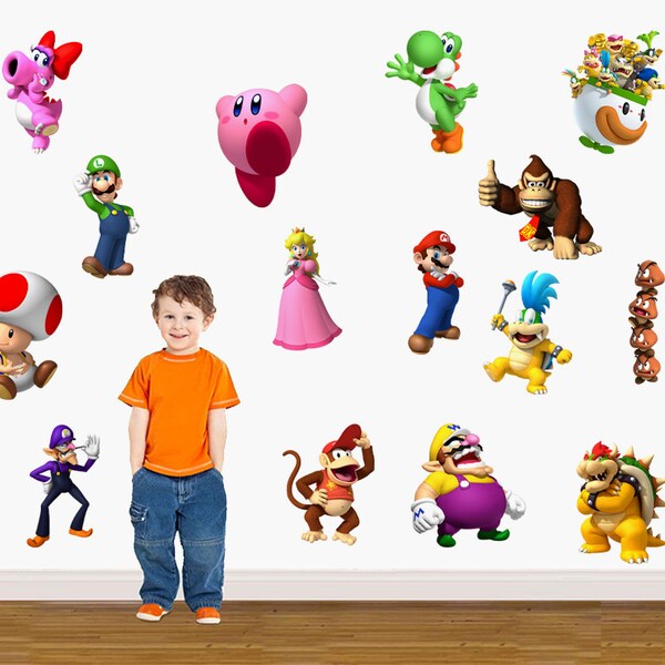 Nintendo Wall Decal Etsy Canada