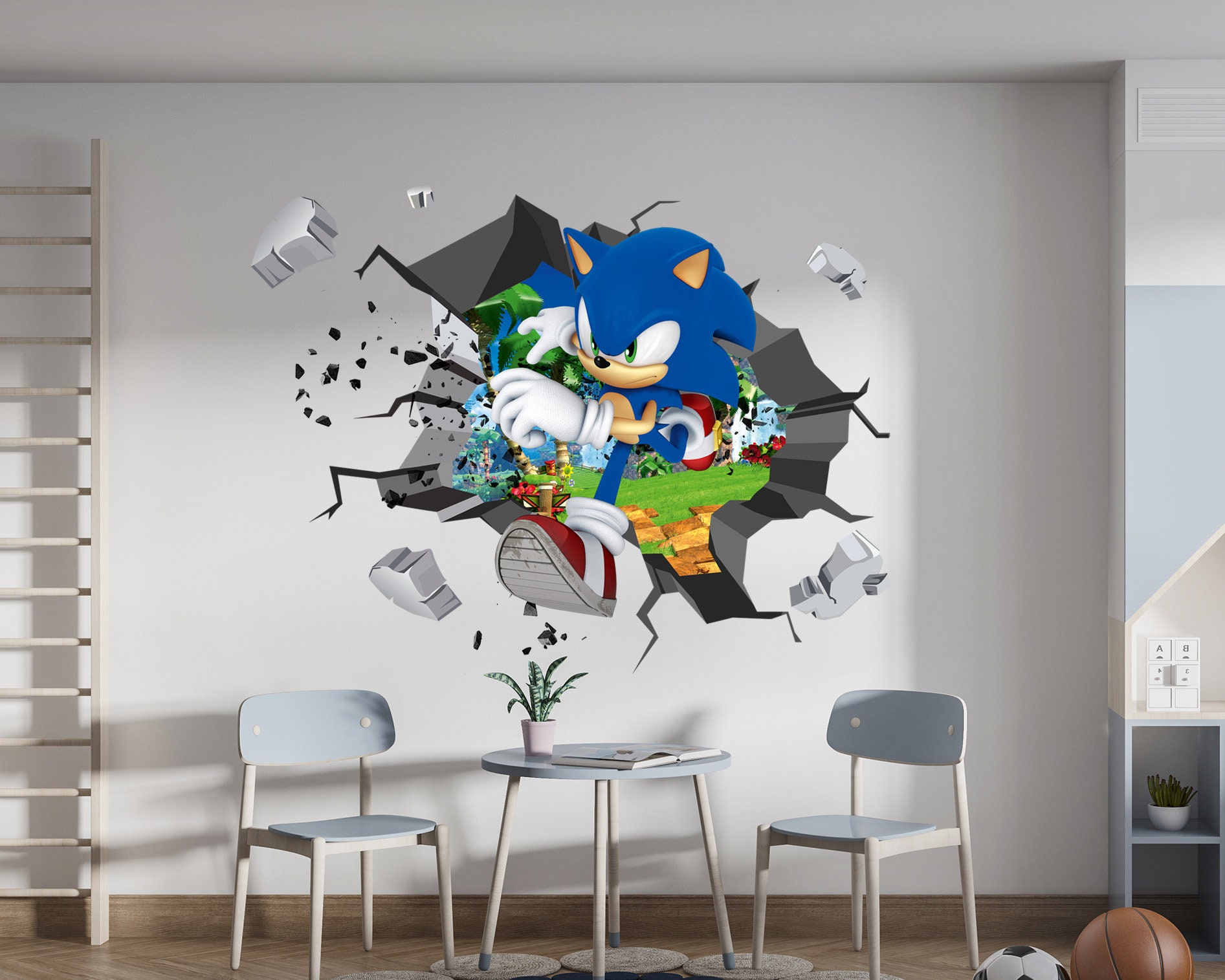 Sonic Wall Decal 