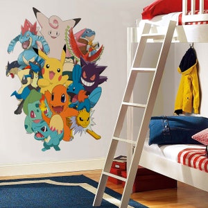 Pika And friends 3D Wall Sticker Decal WC133